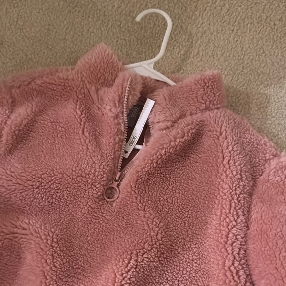 ASOS Pink Sherpa Casual Comfort - Picture 2 of 5